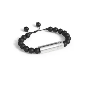 LES FINES LAMES - PUNCH BRACELET - Onyx Matte