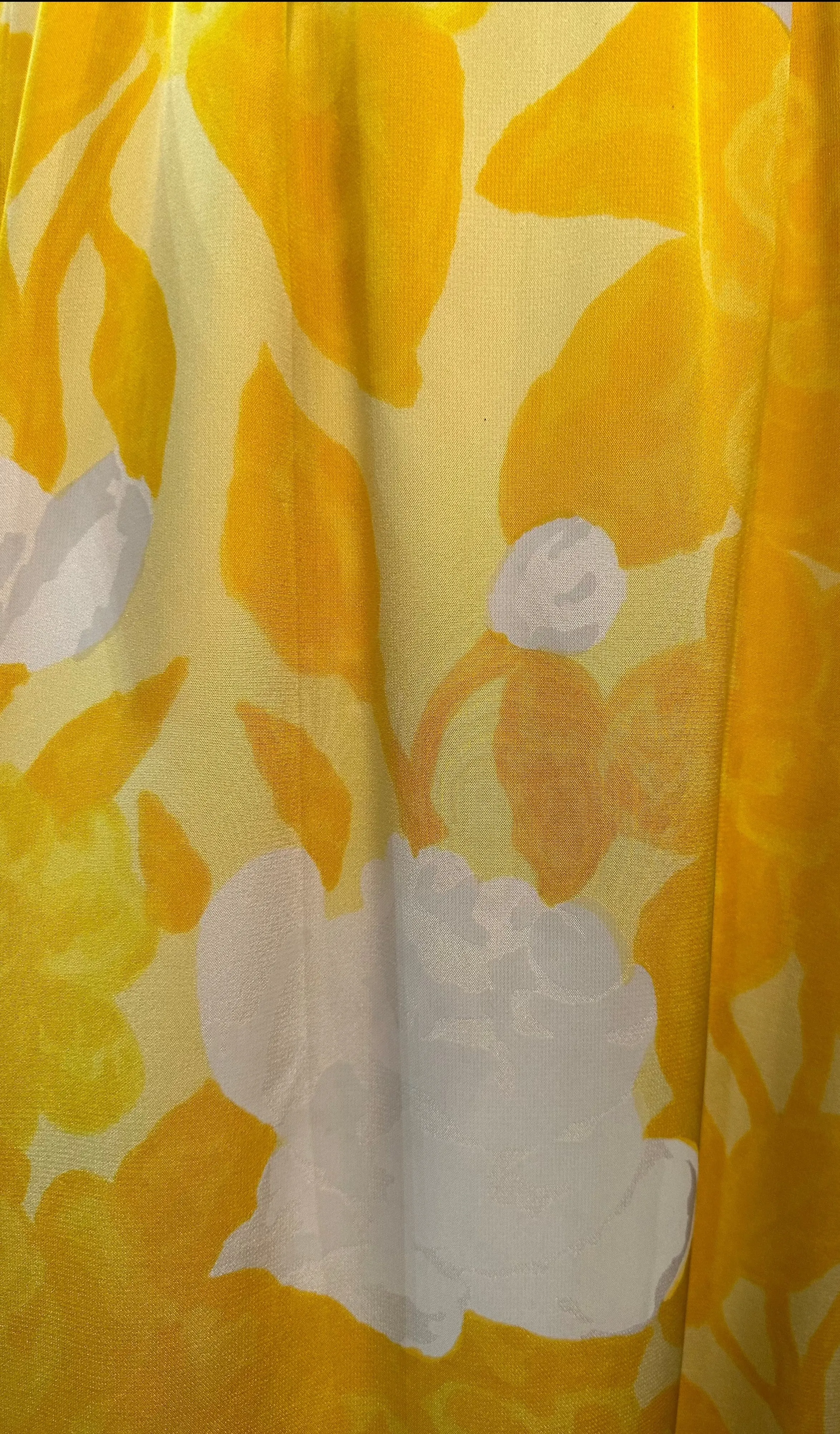 Libertine/Norman Norell Contemporary/1960s Yellow Floral Jacquard Super Embellished Gown