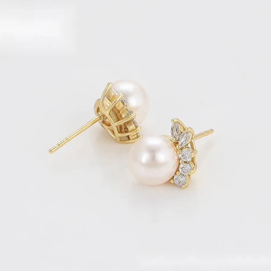 Luminous Leaf Studs