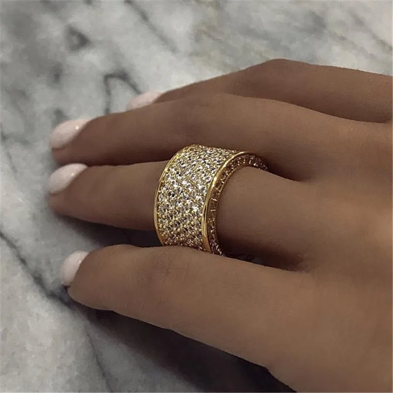 Luxury Wide Promise Rings | Womens Jewelry Rings