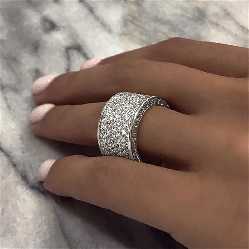 Luxury Wide Promise Rings | Womens Jewelry Rings