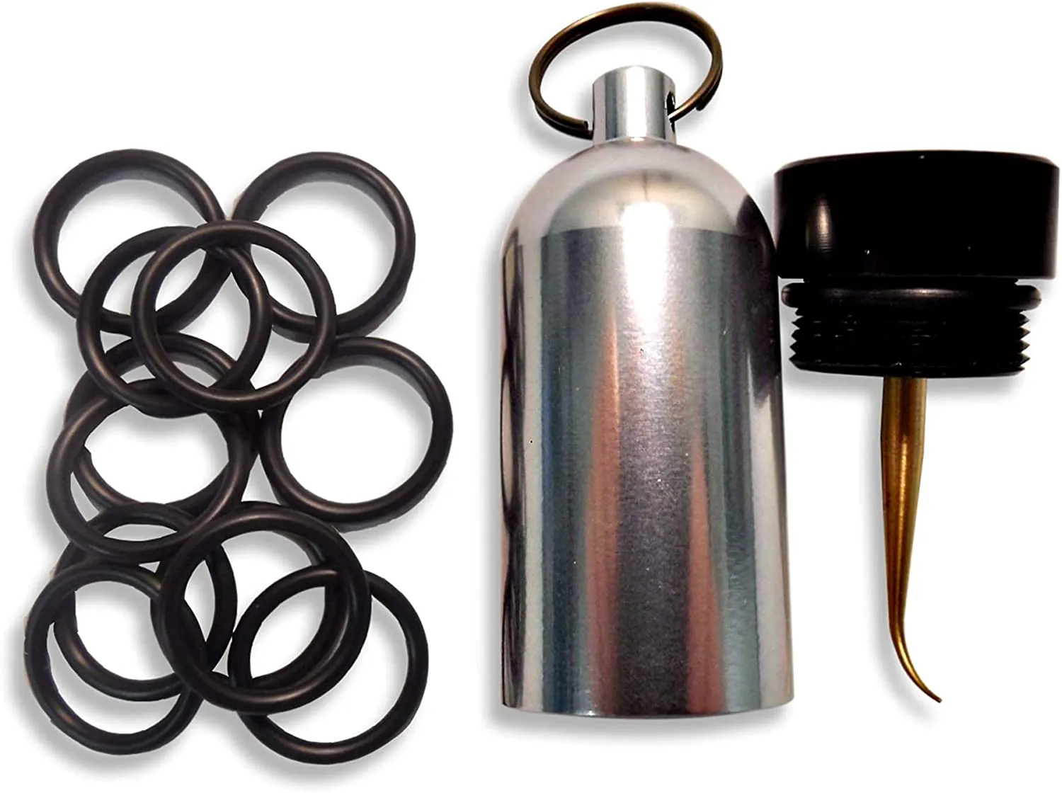 Mini Tank O-ring Holder Keychain w/ pic