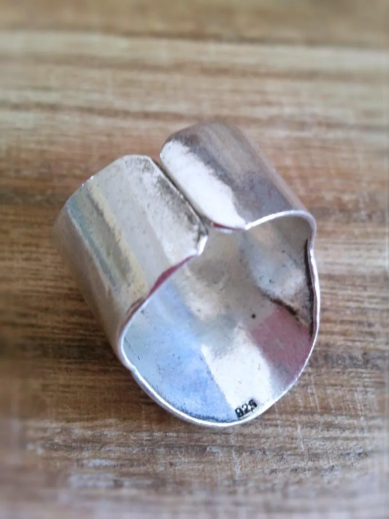 Mother of Pearl Ring - Sterling Silver