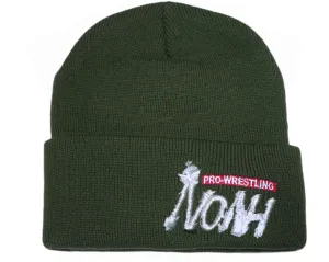 NOAH DARK GREEN LOGO BEANIE