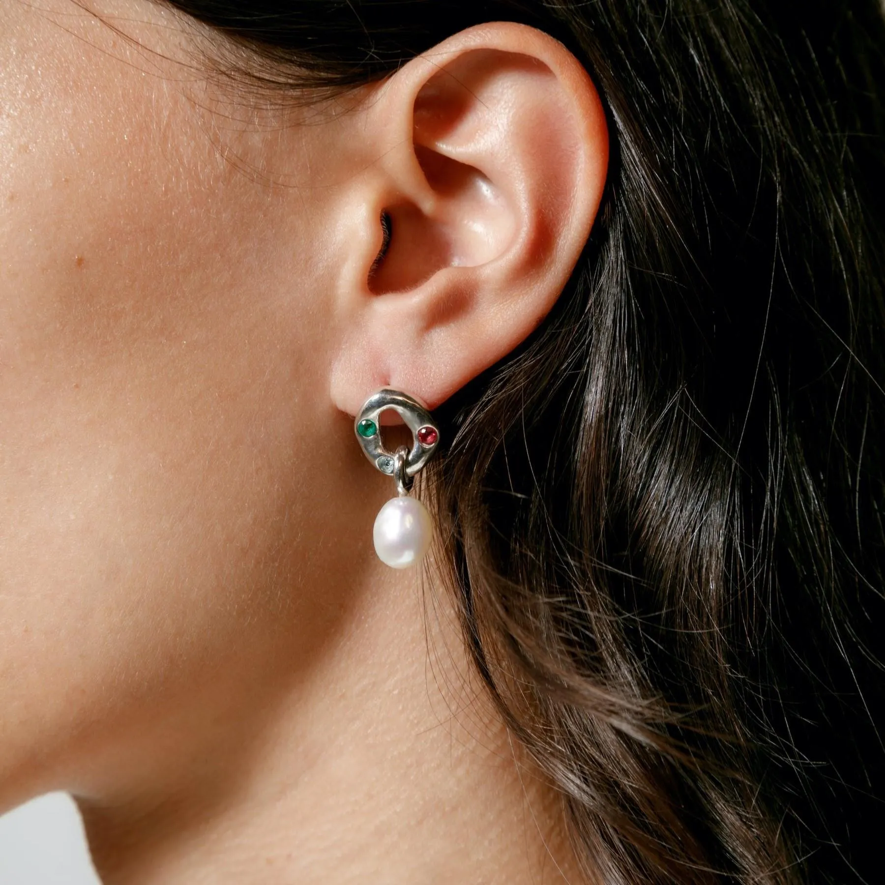 Ophelia Earrings (Silver)