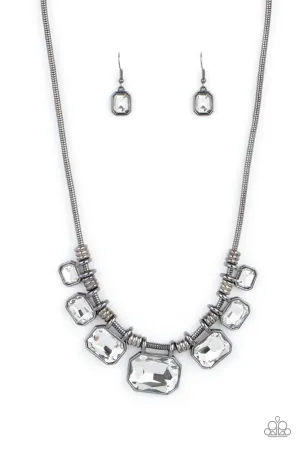 Paparazzi Urban Extravagance Black Short Necklace