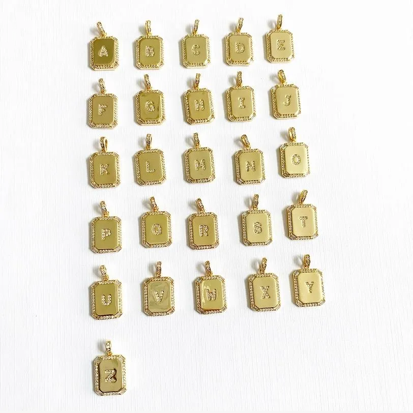 Pavé Initial Necklaces