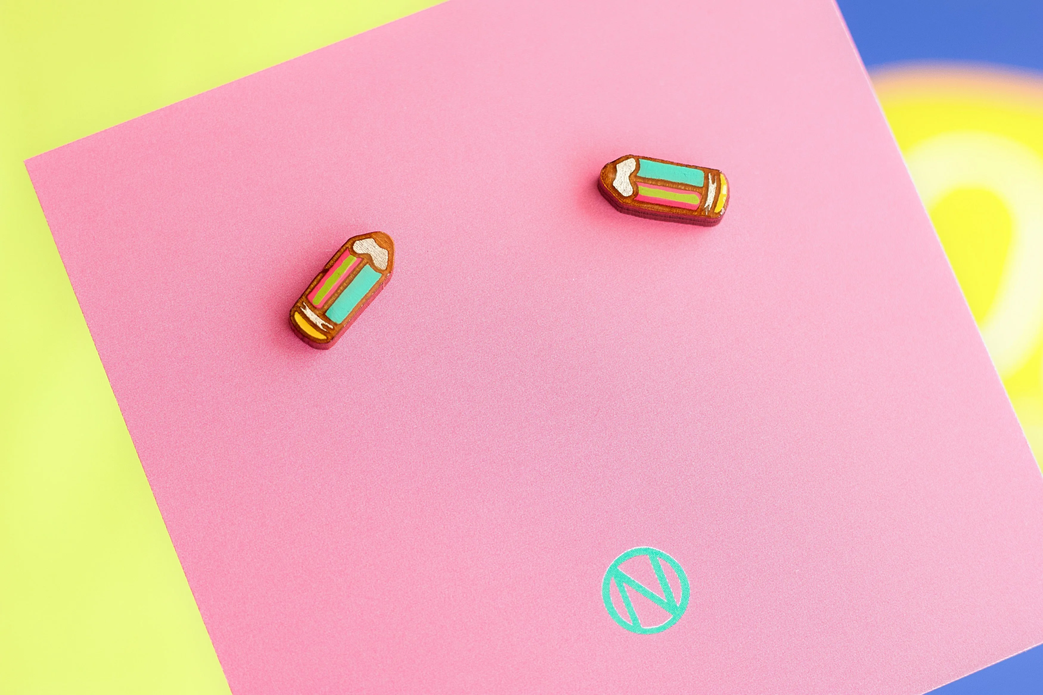 Pencil Stud Earrings (Seconds)