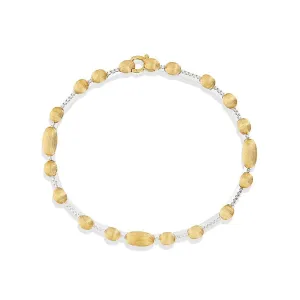 "Élite" Gold and Diamonds Tennis Bracelet
