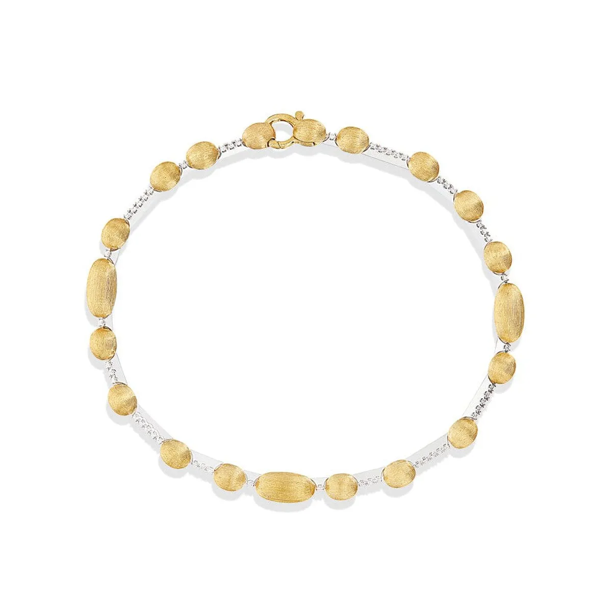 "Élite" Gold and Diamonds Tennis Bracelet