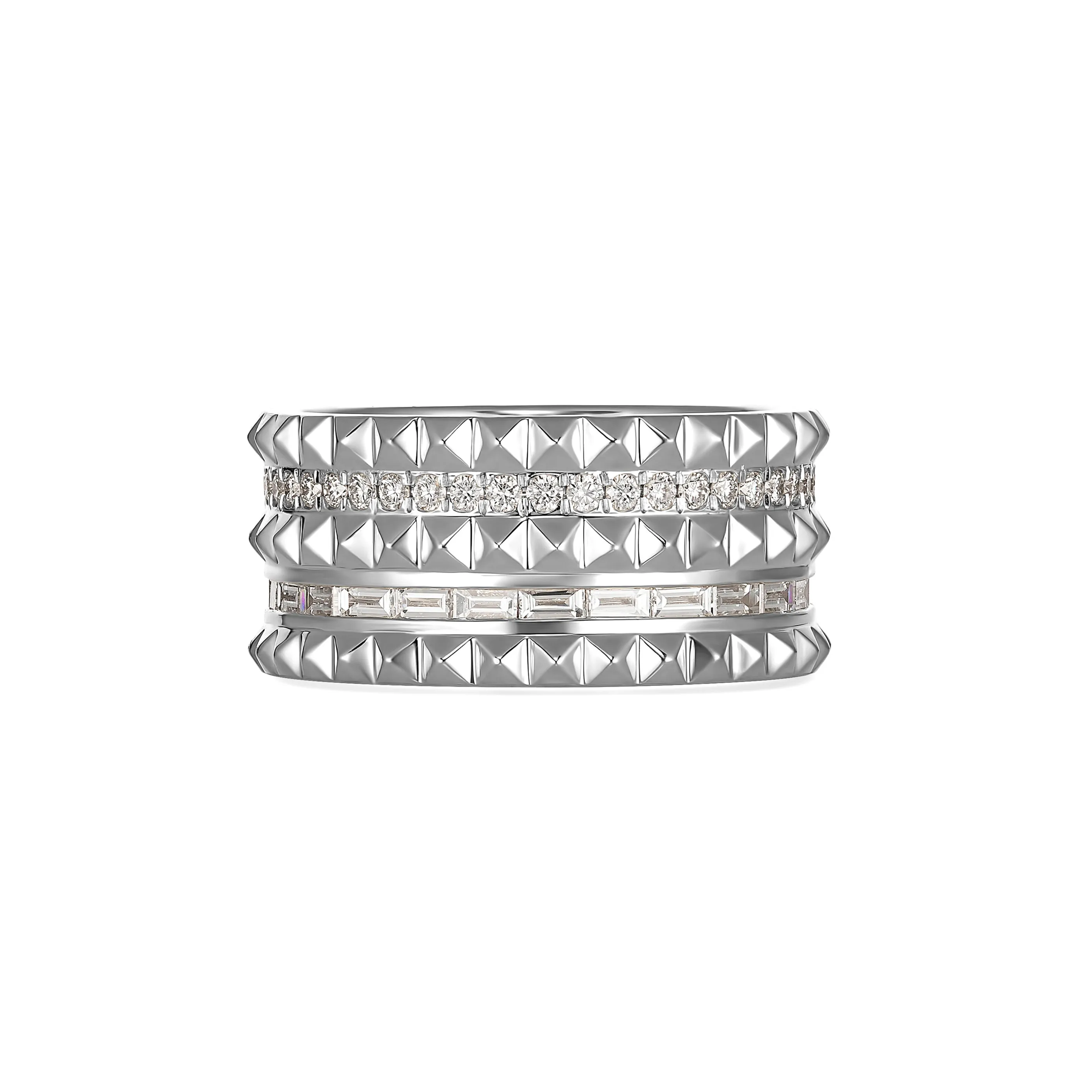 R.08® Bold Diamond Ring | White Gold
