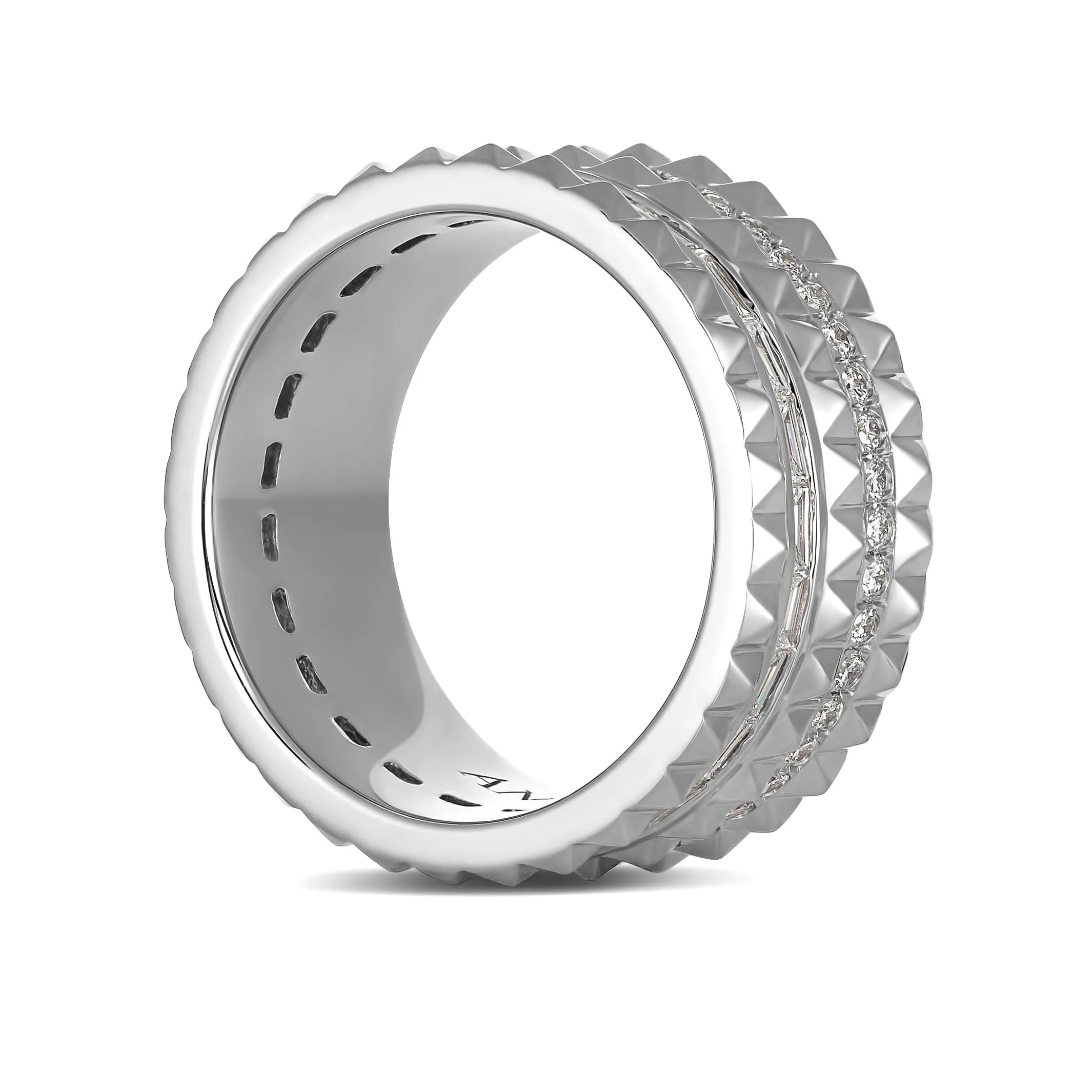 R.08® Bold Diamond Ring | White Gold