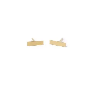 Rectangle Studs (Gold)