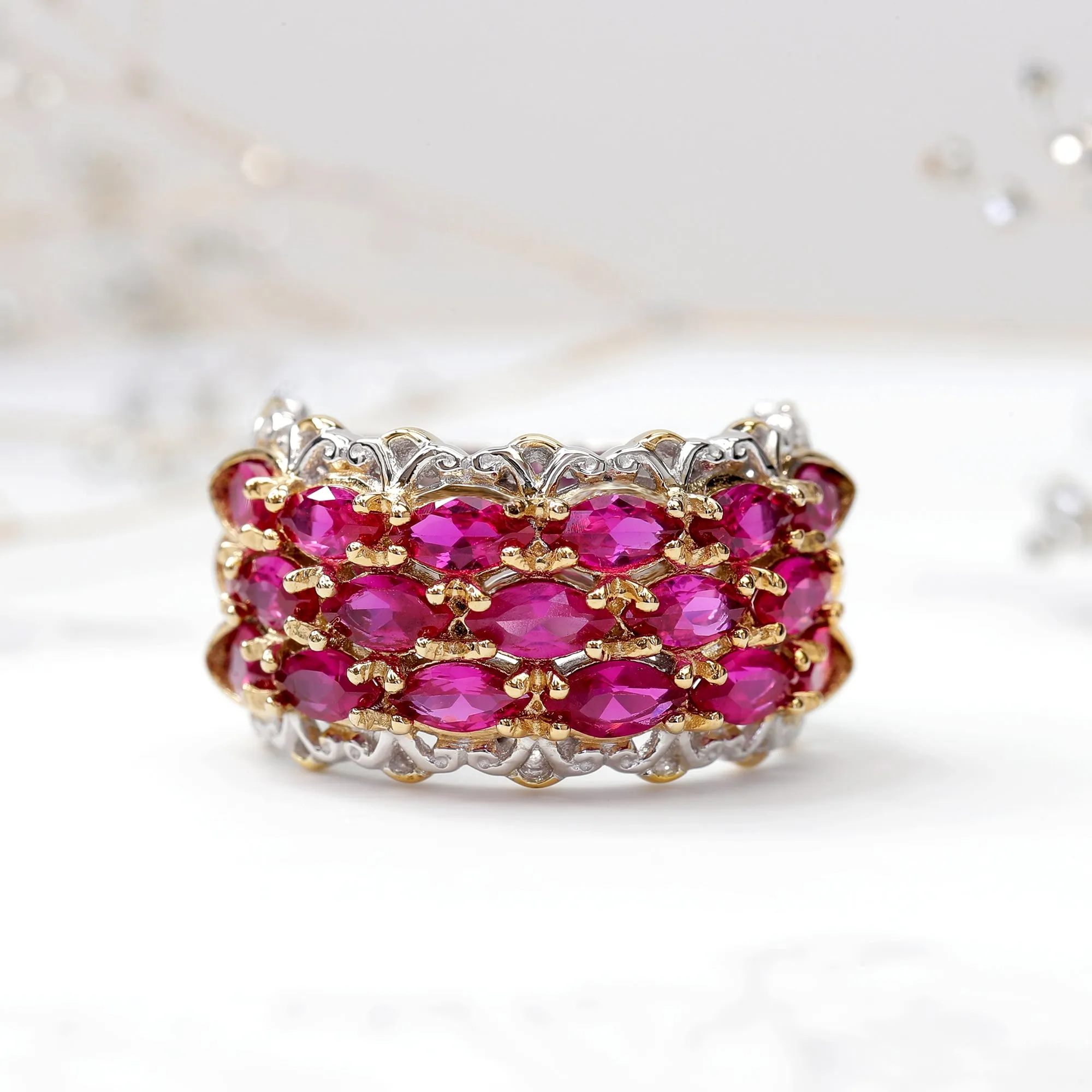 Regal Ruby Marquise Reverie Ring