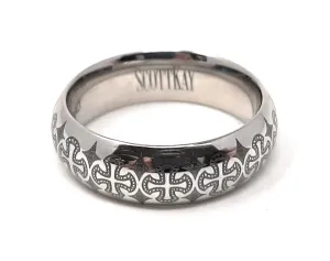 Royal Cross Devout Ring Colbolt Mens Wedding Band By Scott Kay sz 9 1/4
