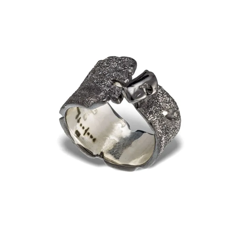 Rythmos Black Rhodium Ring