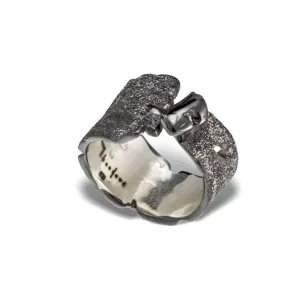 Rythmos Black Rhodium Ring