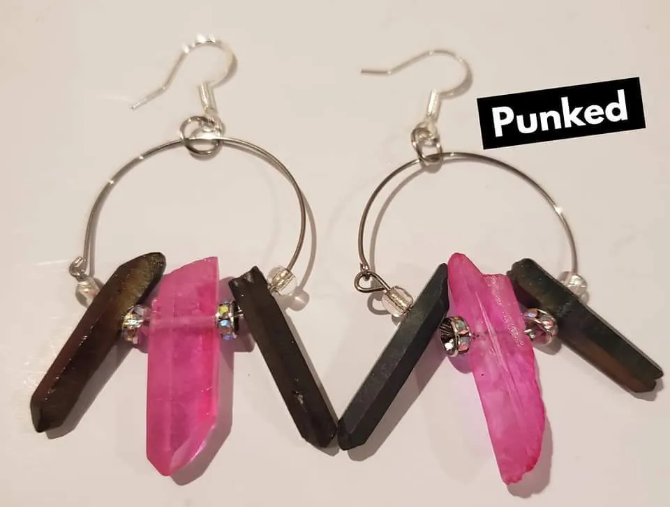 Savagely Unique Crystal Earrings by Alicia