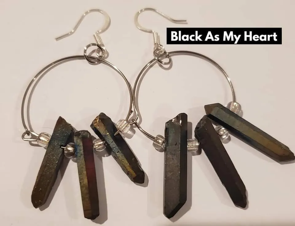 Savagely Unique Crystal Earrings by Alicia