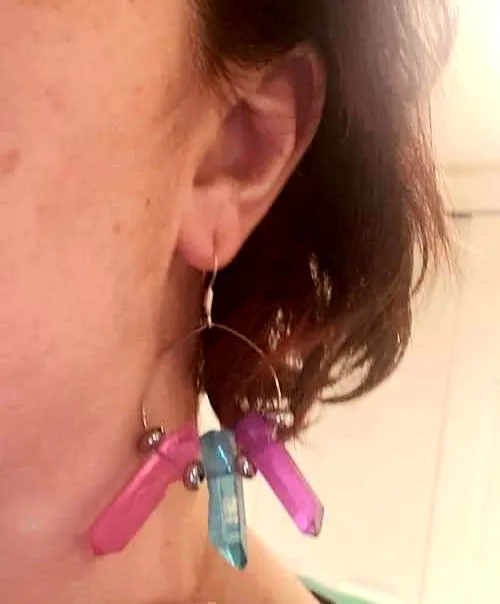 Savagely Unique Crystal Earrings by Alicia