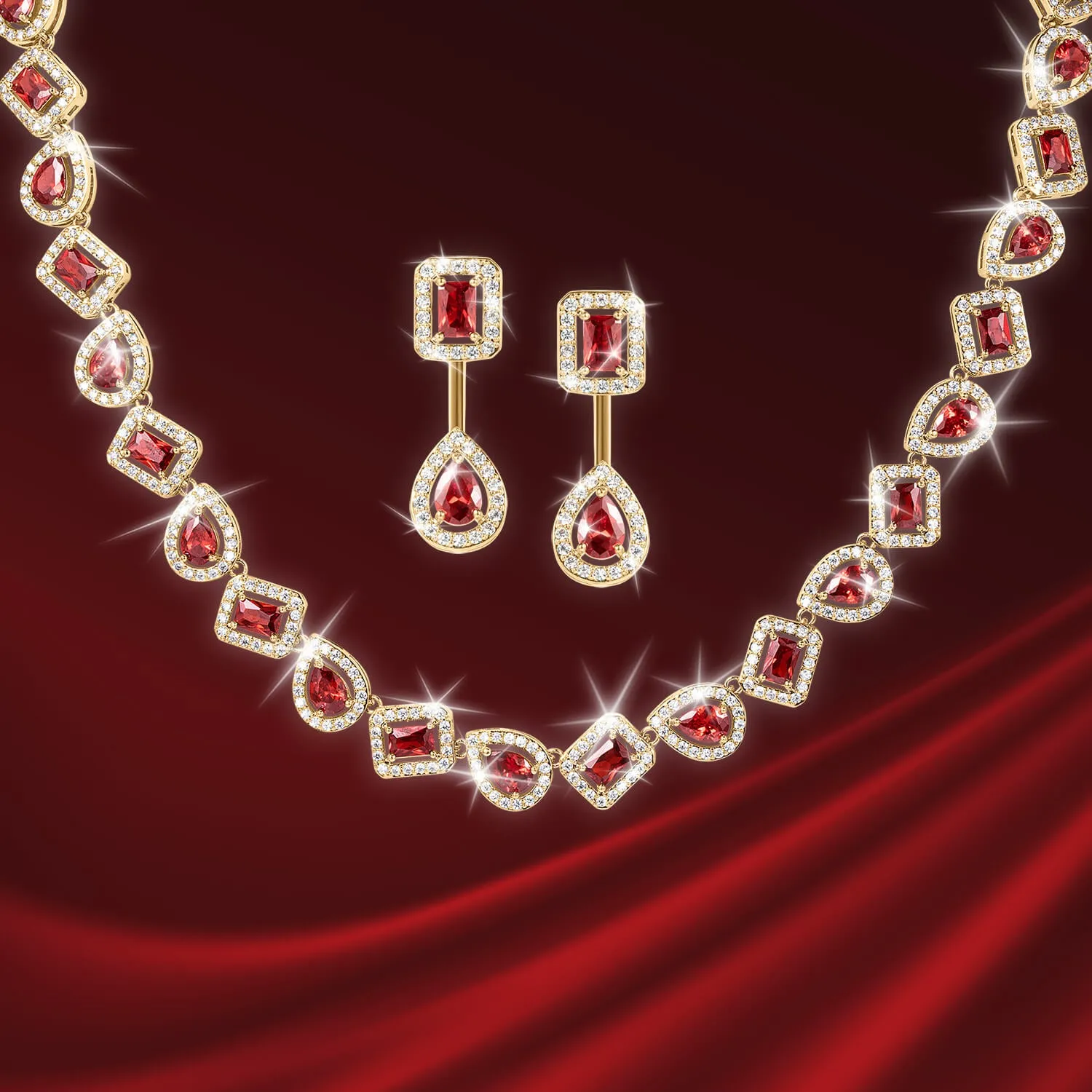 Scarlet Opulence Necklace