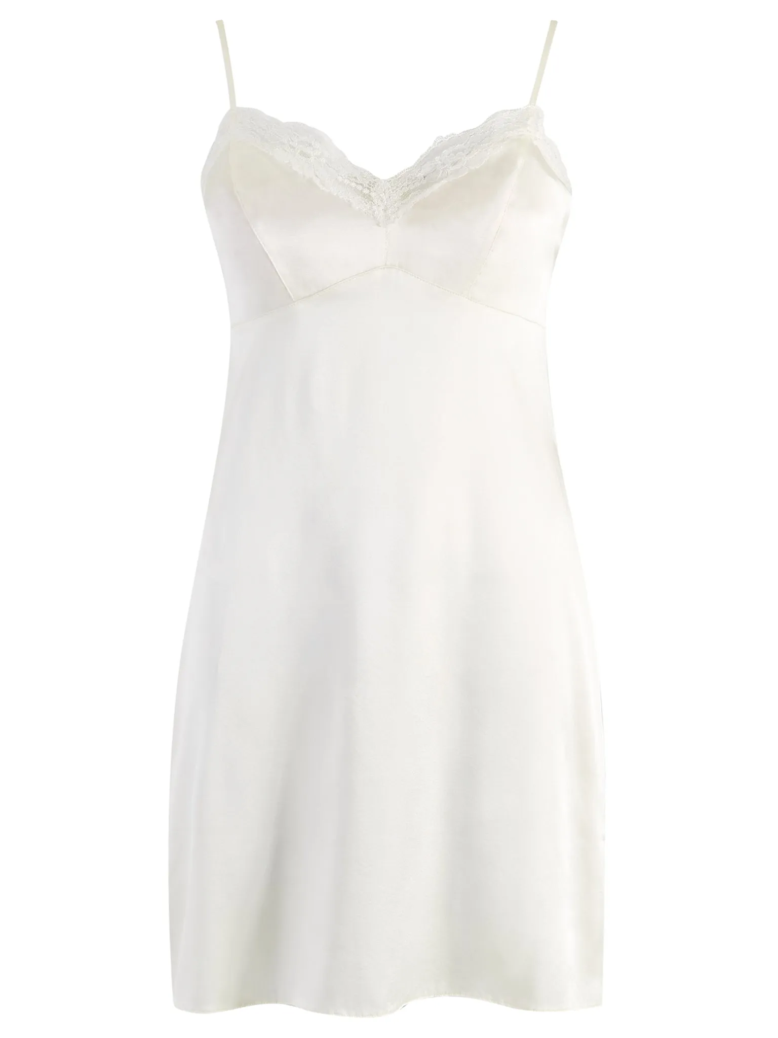 Sophia Silk Chemise Slip Dress Tropical