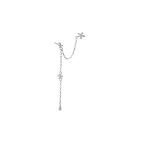 Splash Double Post Earring with Drop