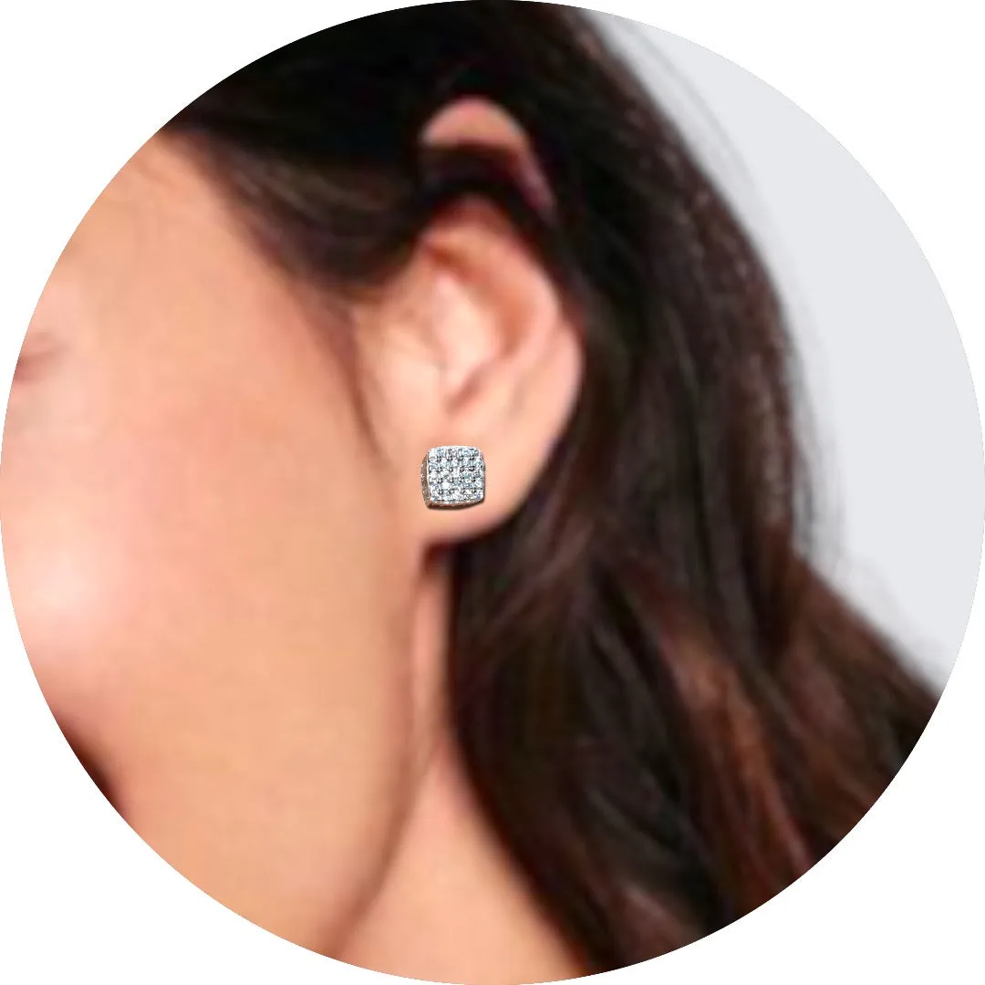 Square Chic Studs