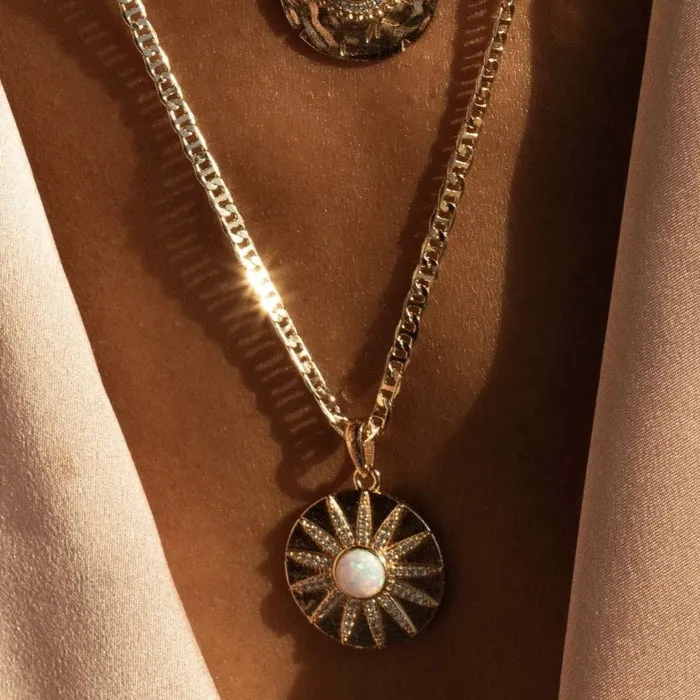 Stargazer Necklace Opal
