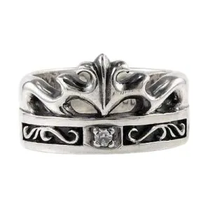 Sterling Silver Celtic Crown Band Rings