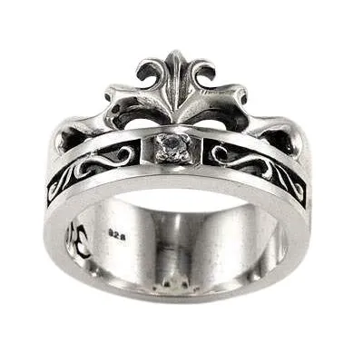 Sterling Silver Celtic Crown Band Rings