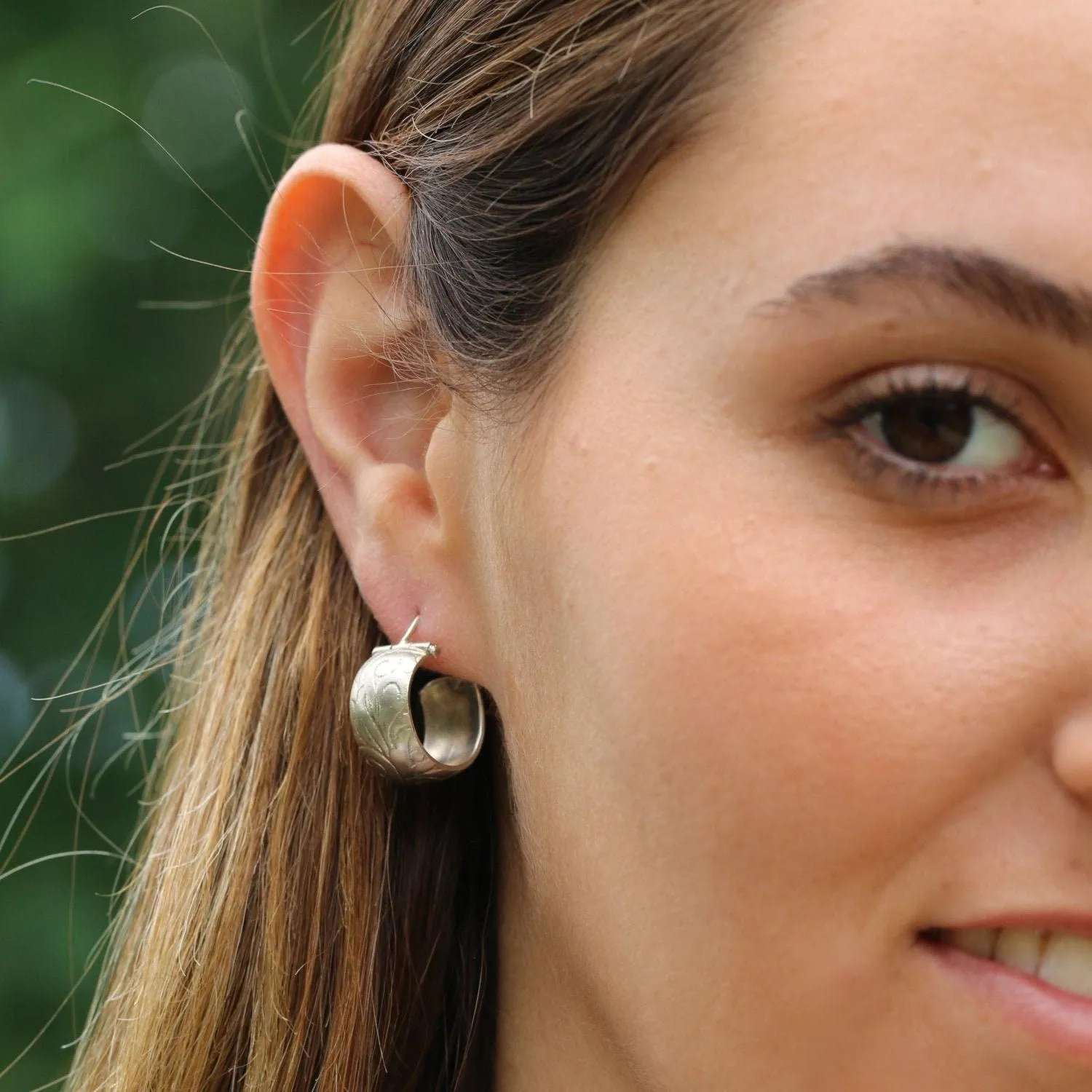 Sterling Silver Hoop Earrings