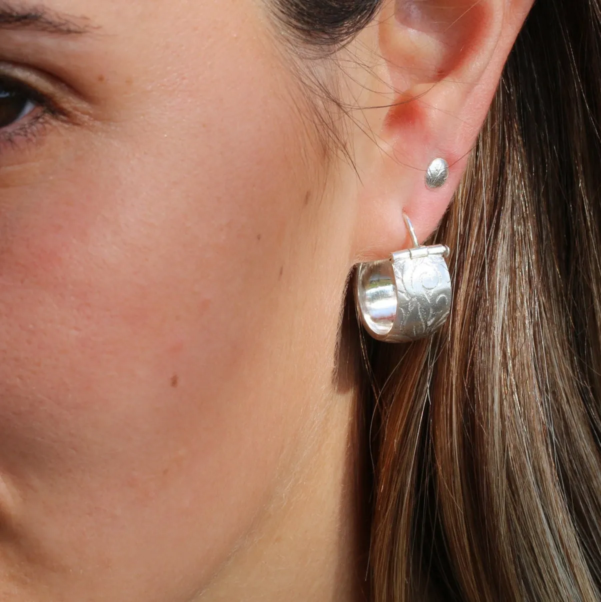 Sterling Silver Hoop Earrings