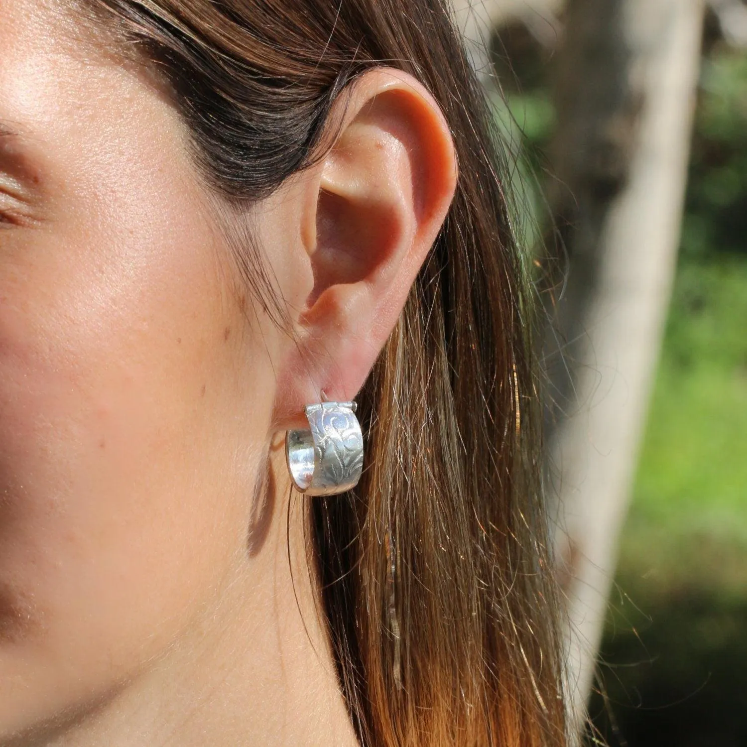 Sterling Silver Hoop Earrings