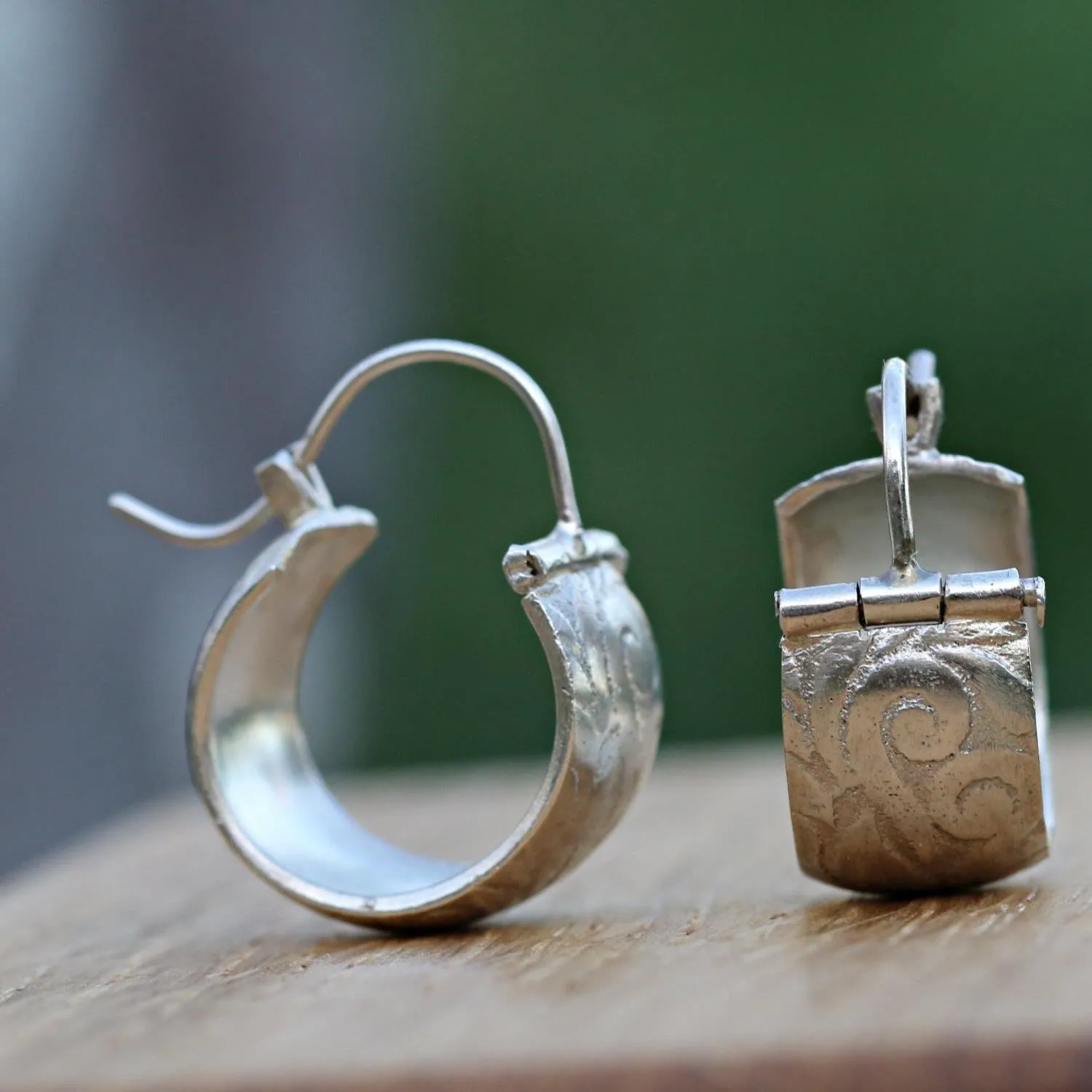 Sterling Silver Hoop Earrings