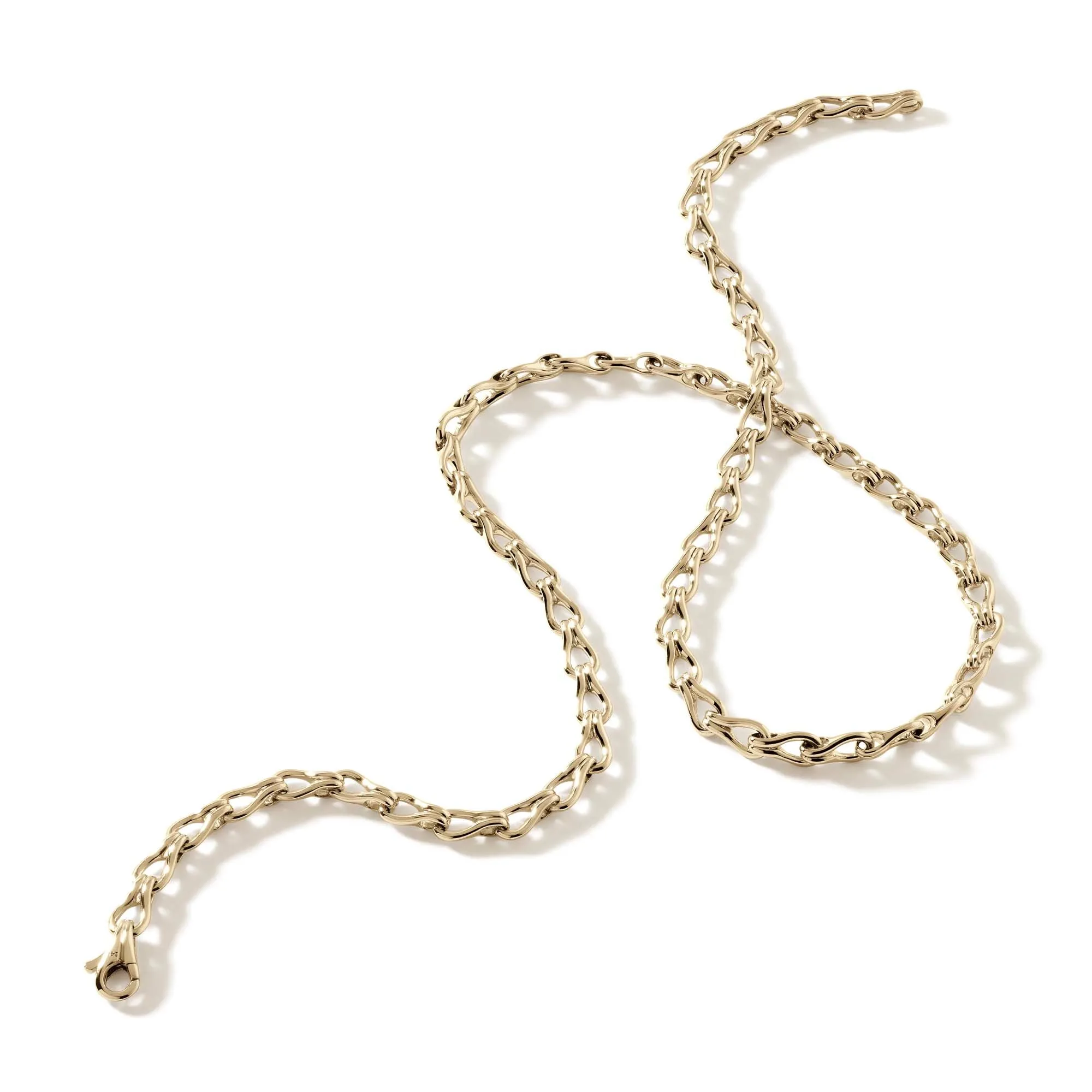 Surf Necklace, Gold, 5MM|NGG901091