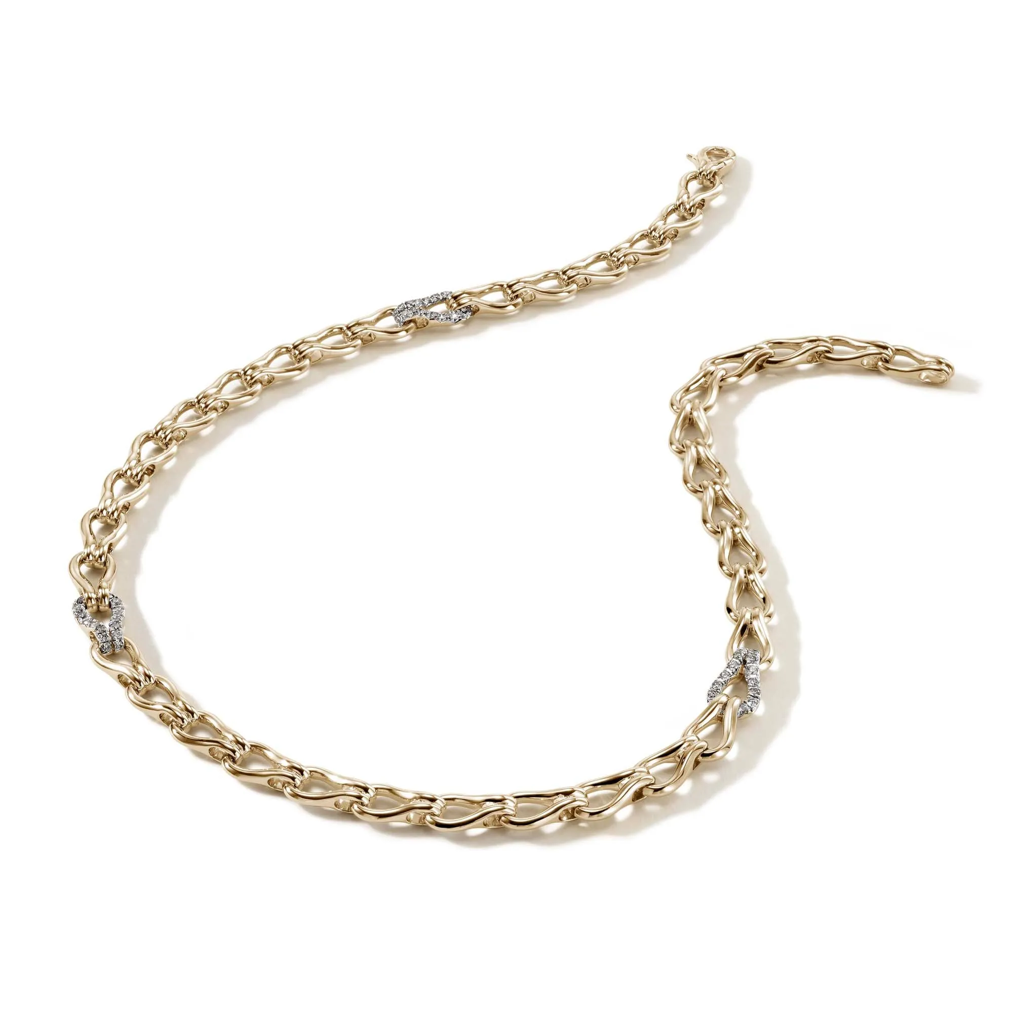Surf Necklace, Gold, Diamonds, 8.5MM|NGGX90109222DI