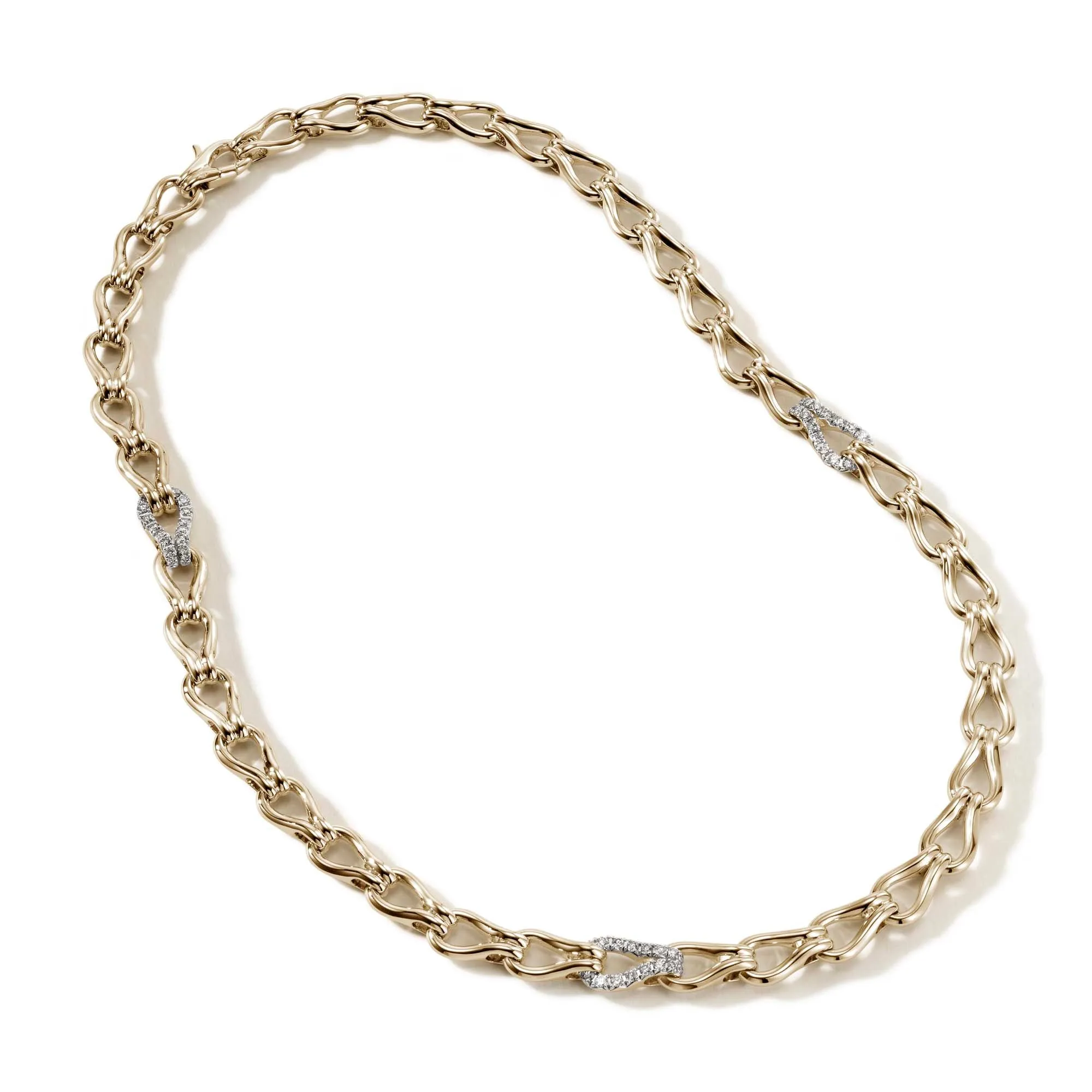Surf Necklace, Gold, Diamonds, 8.5MM|NGGX90109222DI