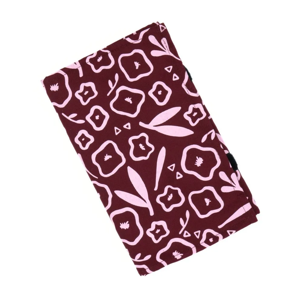 Ultimate Jewelry Roll Travel Case - Ruby Poppy