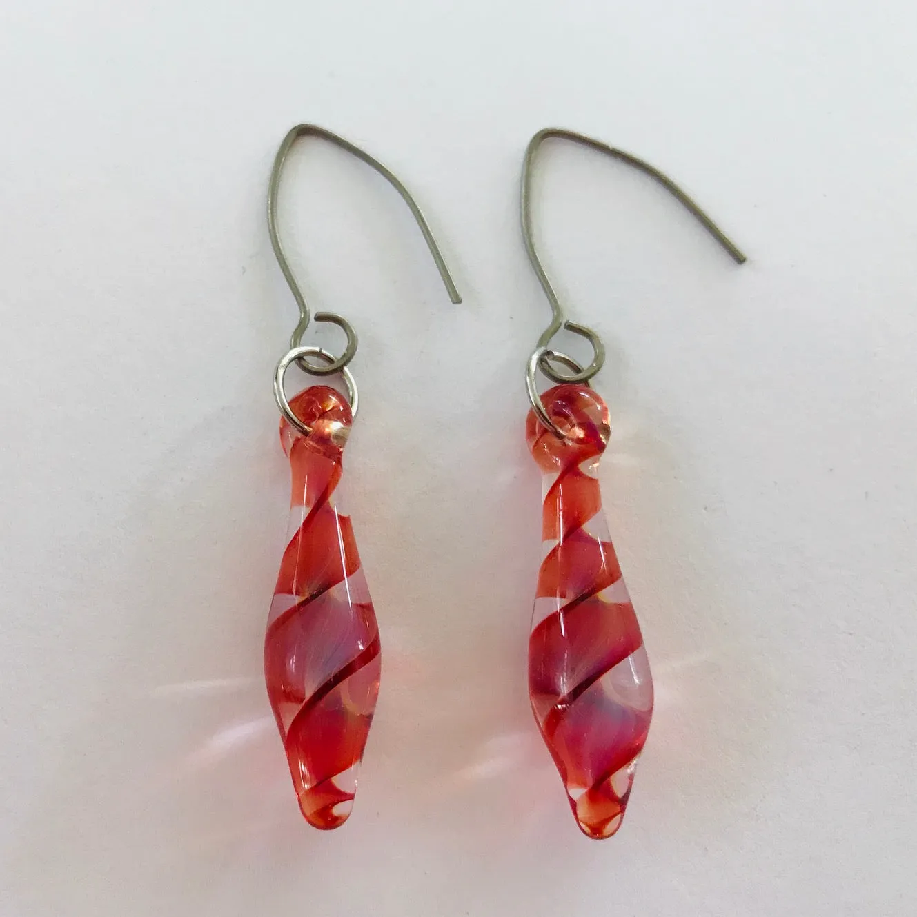 Unique Earrings by Australian Glass Artist Fiona Horne