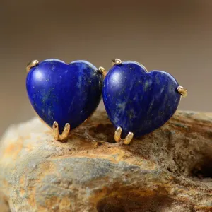 Unique Garnet Earrings with Amethyst, Lapis Lazuli, and Labradorite Benefits