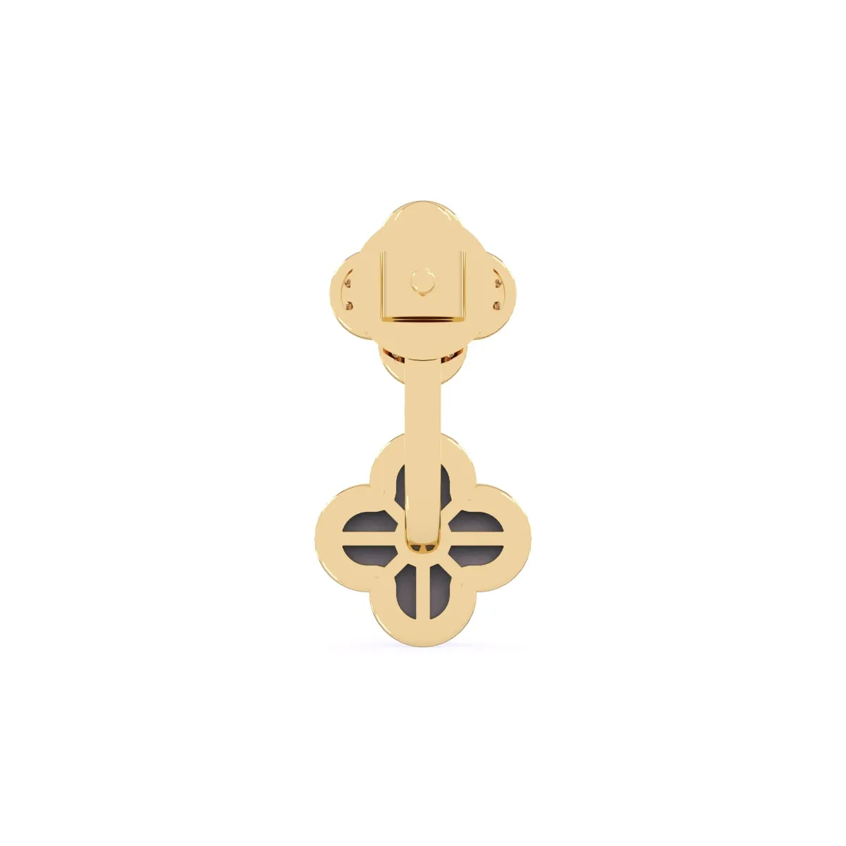 Unique Rose Gold Diamond Dangler Earrings