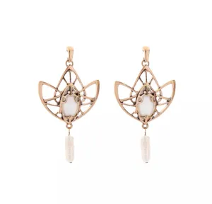 Unique vintage inspired drop earrings