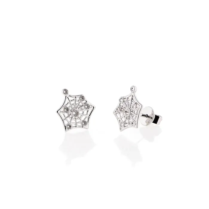 White gold creativity studs
