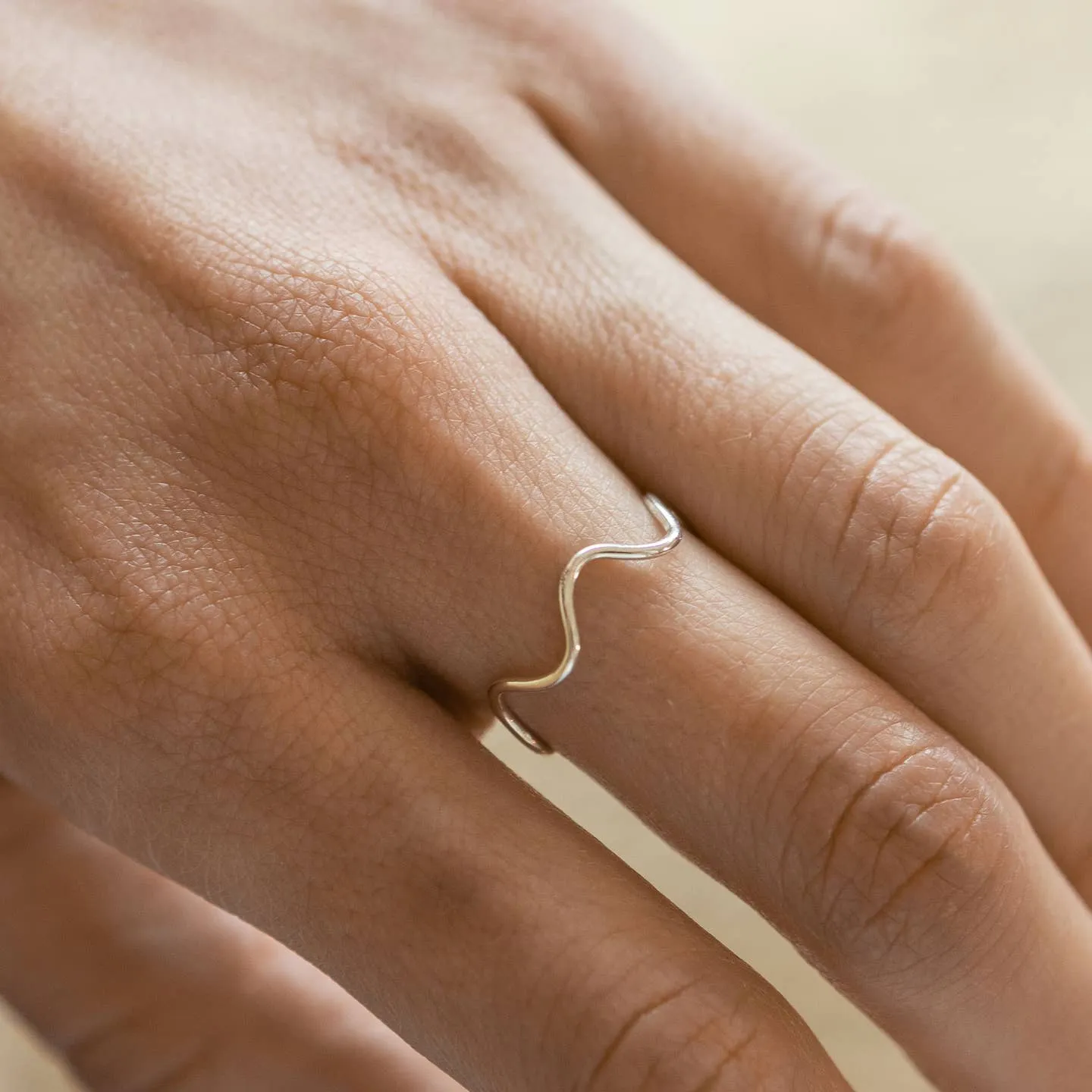 Wiggle Wavy Ring - Sterling Silver