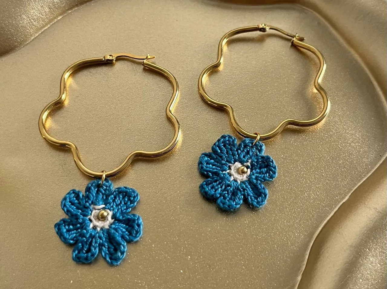 WOVEN EARRINGS BLOOM