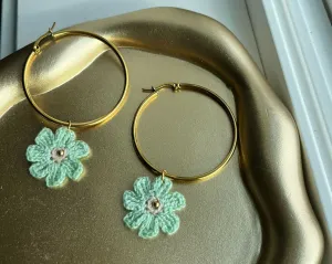WOVEN EARRINGS BLOOM