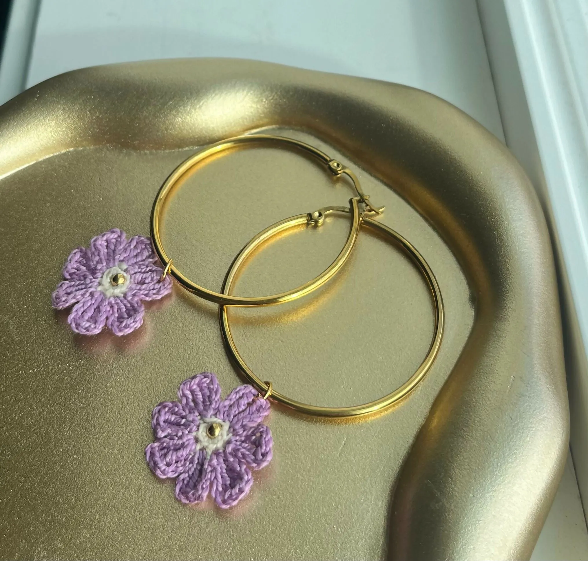 WOVEN EARRINGS BLOOM